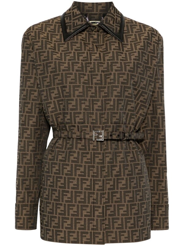  Fendi Fendi Canvas Single-breasted Jacket 