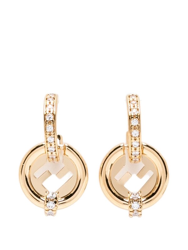  Fendi Fendi Ever Round Earrings 