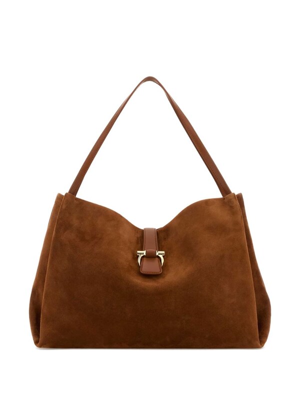  Ferragamo Ferragamo Medium Leather Shoulder Bag 