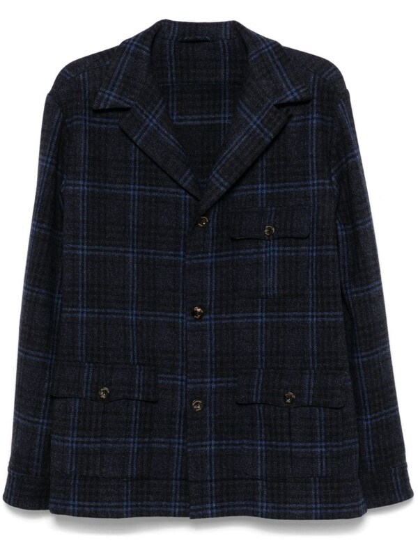  Finamore 1925 Napoli Finamore 1925 Napoli Wool Single-breasted Jacket 