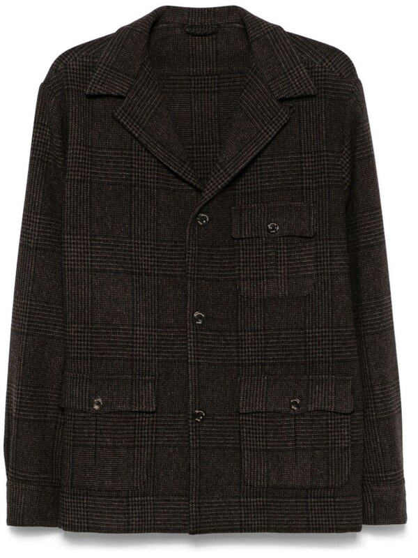  Finamore 1925 Napoli Finamore 1925 Napoli Wool Single-breasted Jacket 