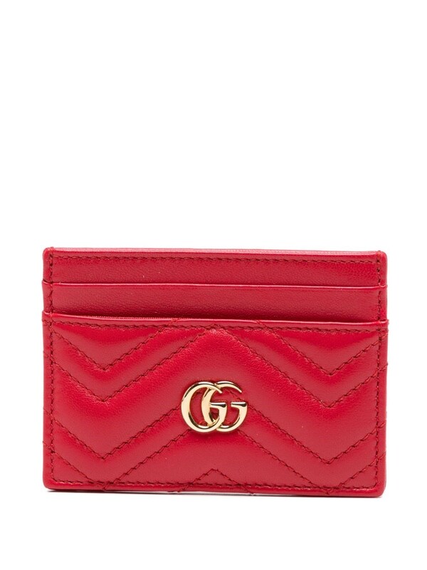  Gucci Gucci Gg Marmont Leather Card Case 
