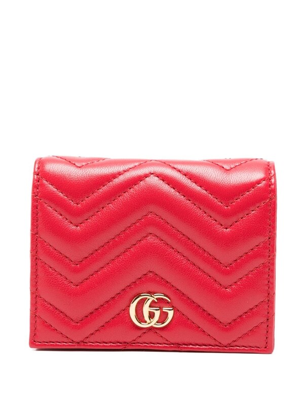  Gucci Gucci Gg Marmont Small Leather Wallet 