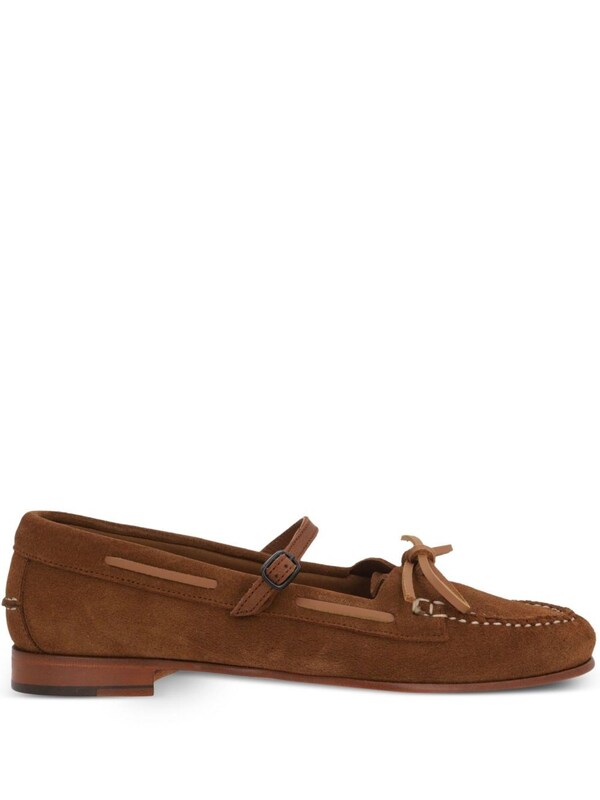  Hereu Hereu Lorea Suede Leather Loafers 