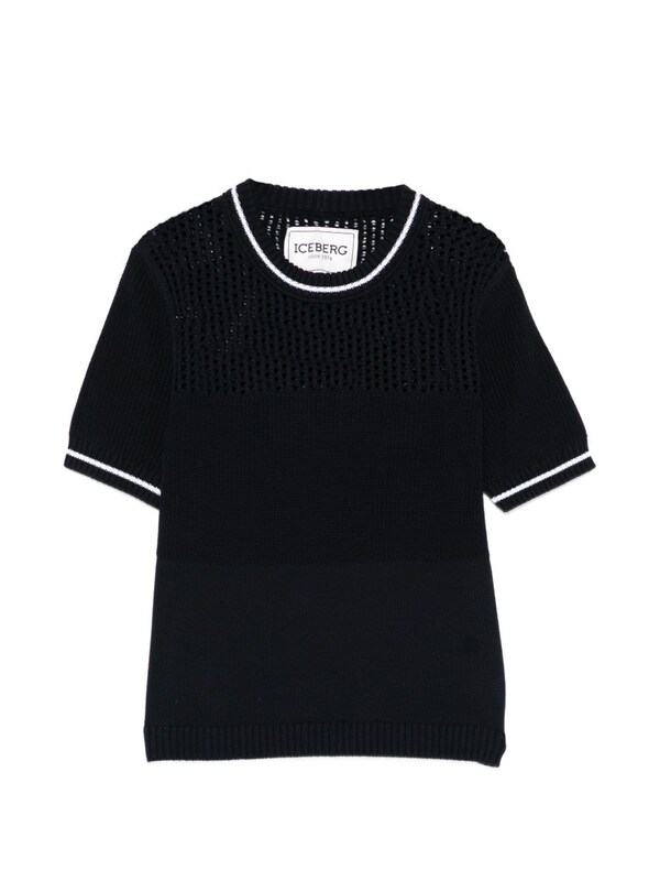  Iceberg Iceberg Crew Neck Knitted Sweater 