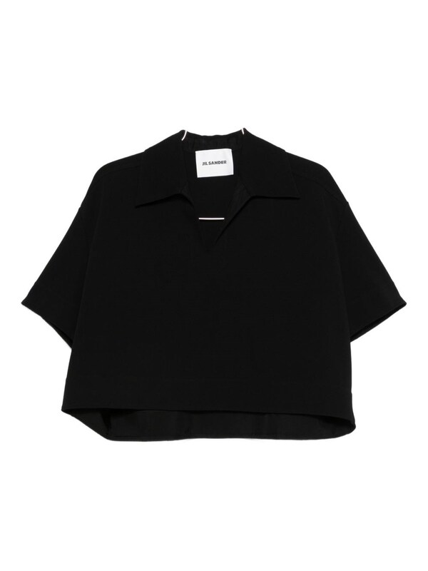  Jil Sander Jil Sander Cropped Polo Shirt 