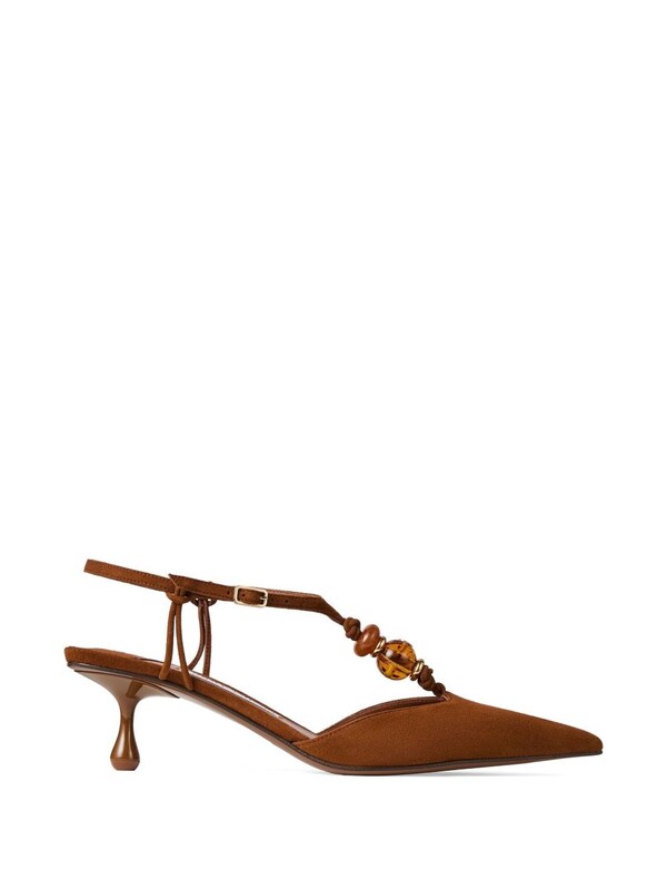  Jimmy Choo Jimmy Choo Lauri Suede Leather Pumps 