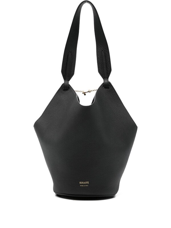  Khaite Khaite Lotus Mini Leather Bucket Bag 