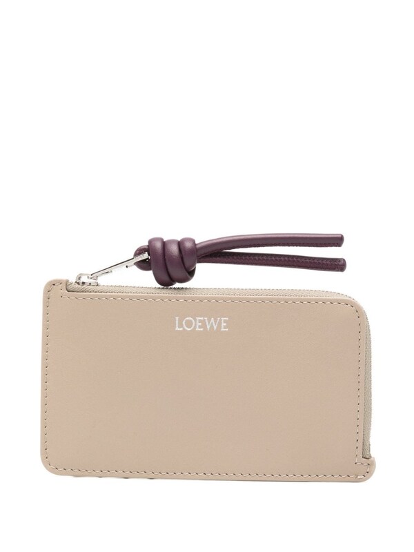  Loewe Loewe Knot Leather Zipped Card Case 