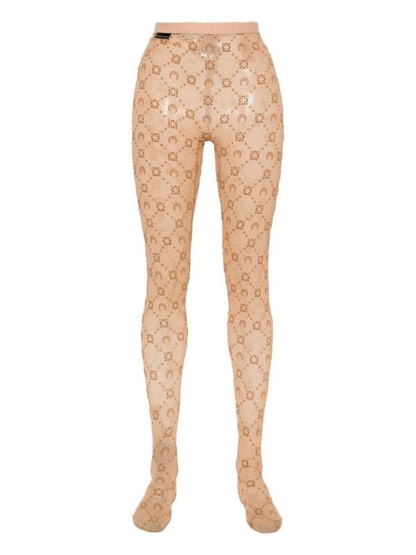  Marine Serre Marine Serre Monogram Tights 