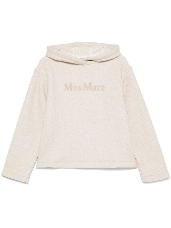  Max Mara Max Mara Logo Cotton Hoodie 