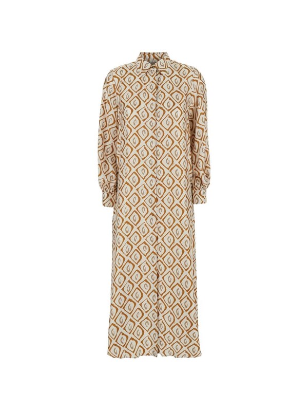  Max Mara Max Mara Printed Silk Maxi Dress 