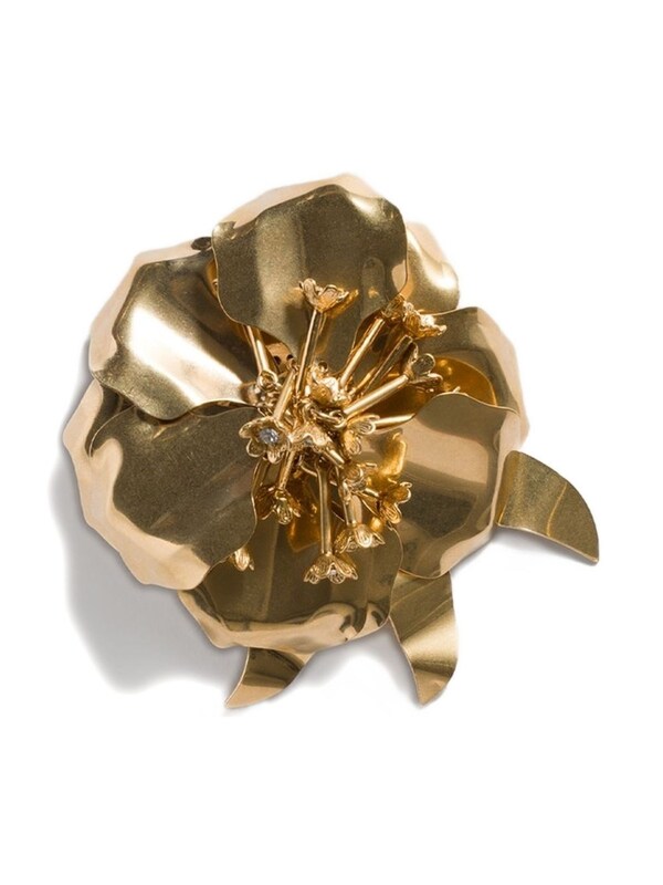  Miu Miu Miu Miu Crystal Embellished Broche 