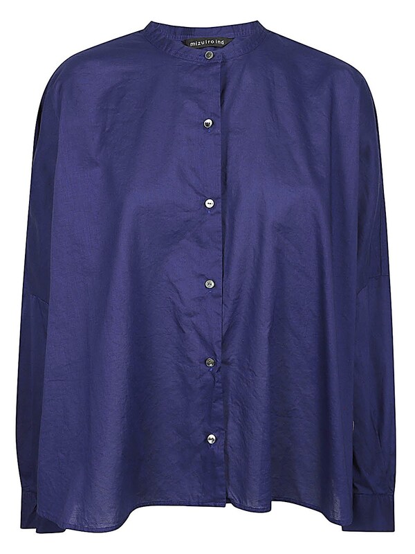  Mizuiro Mizuiro Embroidered Cotton Shirt 
