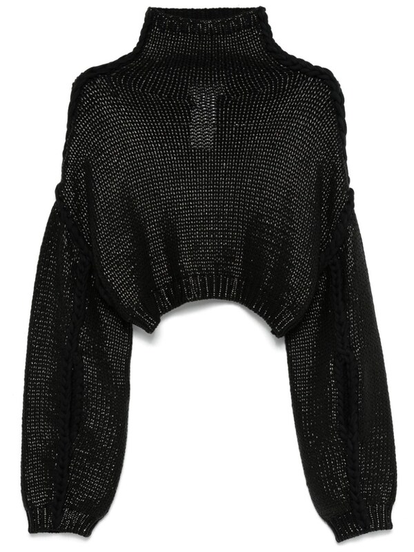  Sportmax Sportmax Cropped Cotton Sweater 