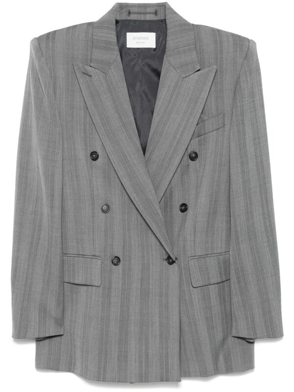  Sportmax Sportmax Wool Double-breasted Jacket 