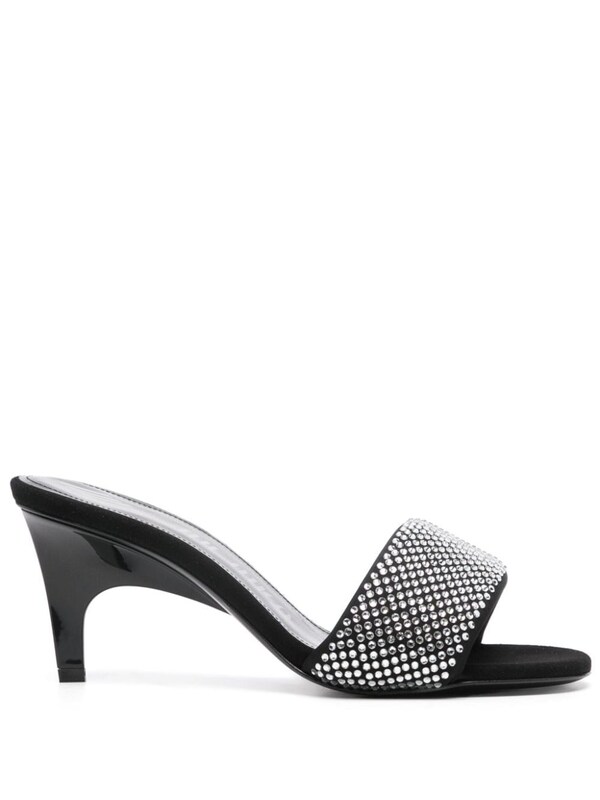  The Attico The Attico Rem Strass Embellished Mules 