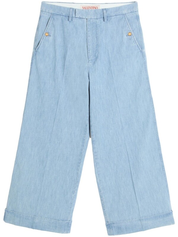  Valentino Valentino Cuffed Jeans 