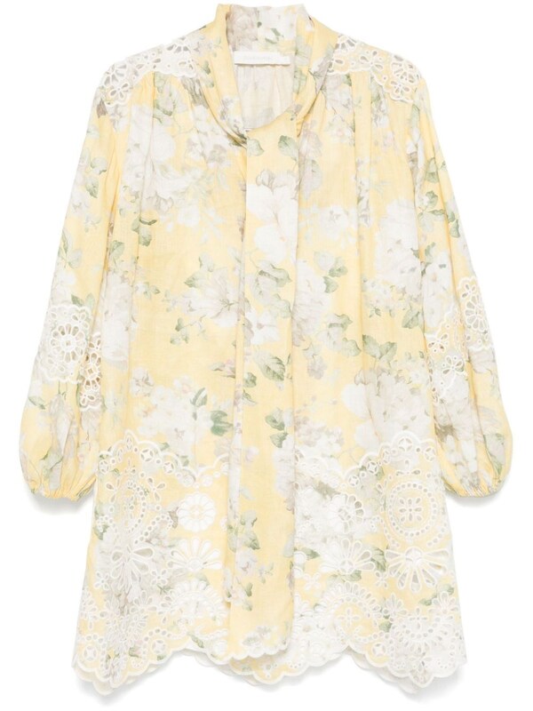  Zimmermann Zimmermann Acacia Linen Mini Dress 