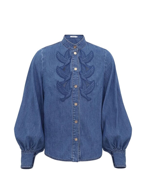  Zimmermann Zimmermann Denim Cotton Shirt 