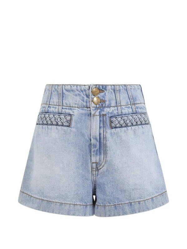  Zimmermann Zimmermann Indra Denim Shorts 