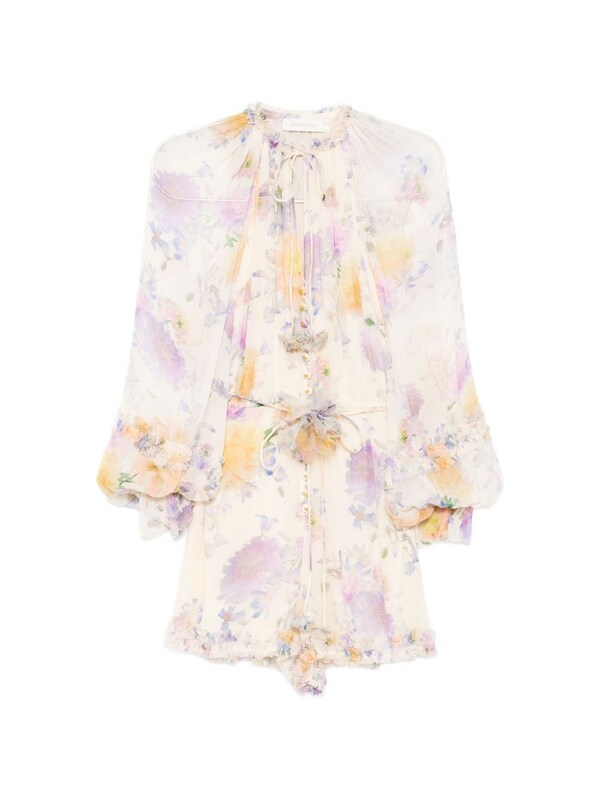  Zimmermann Zimmermann Luna Ruffled Playsuit 