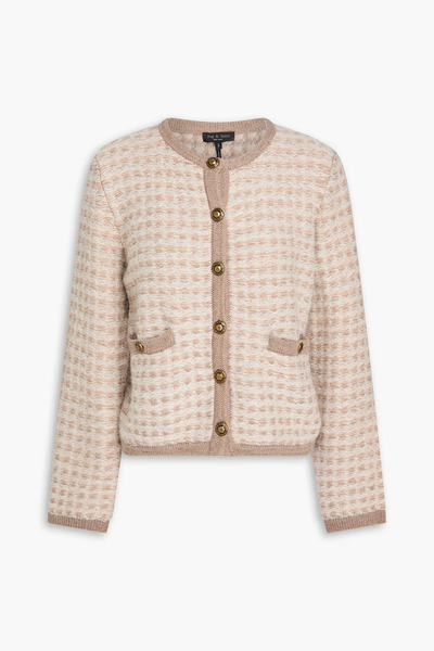 Rag &amp; Bone - Robyn Printed Bouclé Wool Cardigan - Neutral - Xxs 