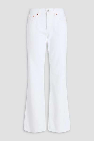  Re/done - Mid-rise Bootcut Jeans - White - 25 