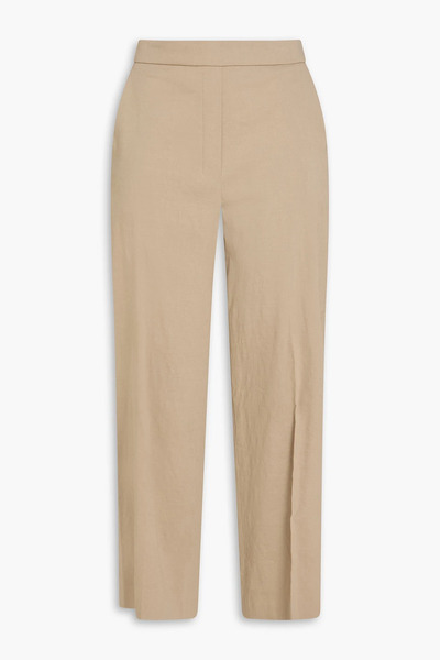  Theory - Linen-blend Capri Pants - Neutral - Us 12 